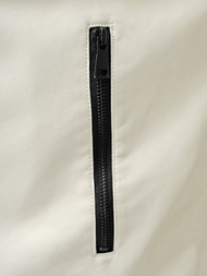 Herren Lederjacke Ecru OZONEE JS/11Z8107