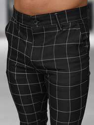 Herren Chino Hose Schwarz OZONEE DJ/5505Z