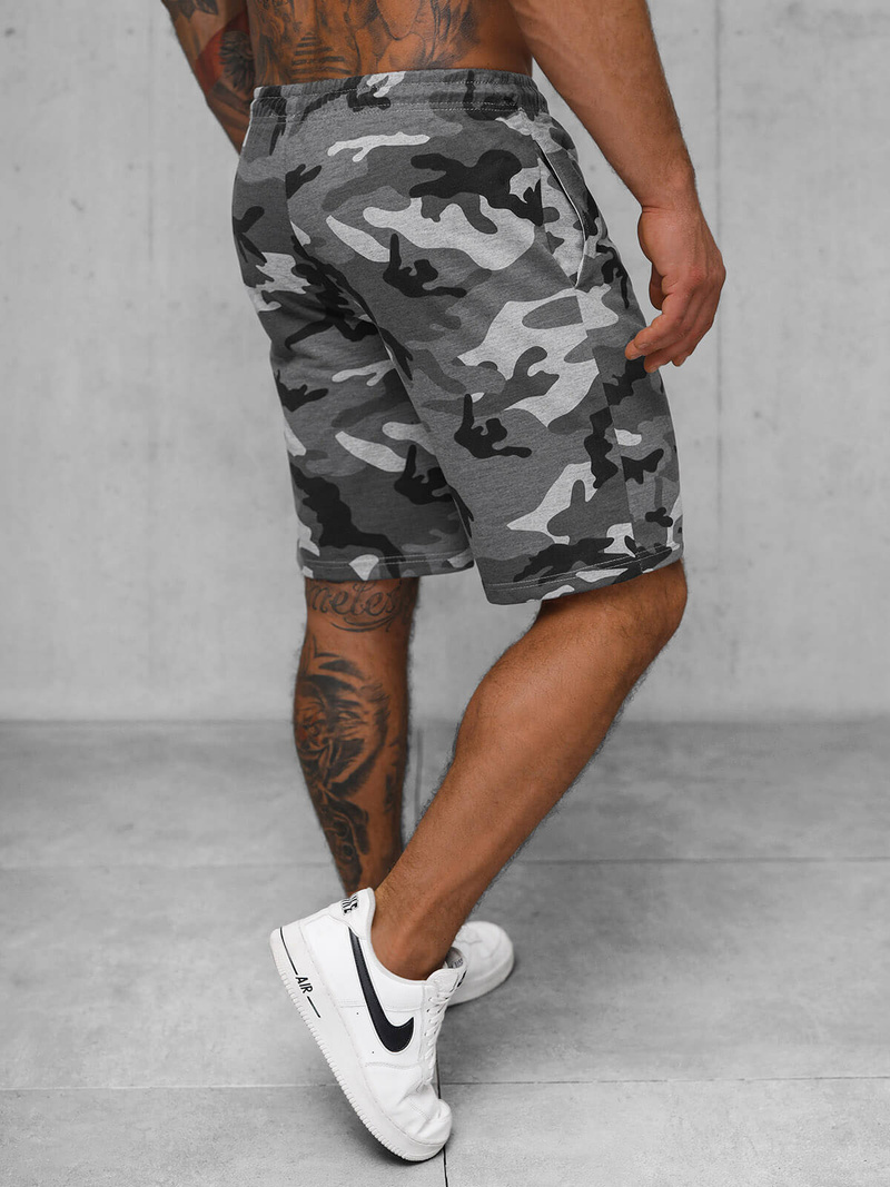 Herren Sportshorts Grau OZONEE JS/8K283/2