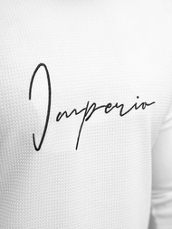 Herren Sweatshirt Weiß OZONEE O/D7197Z