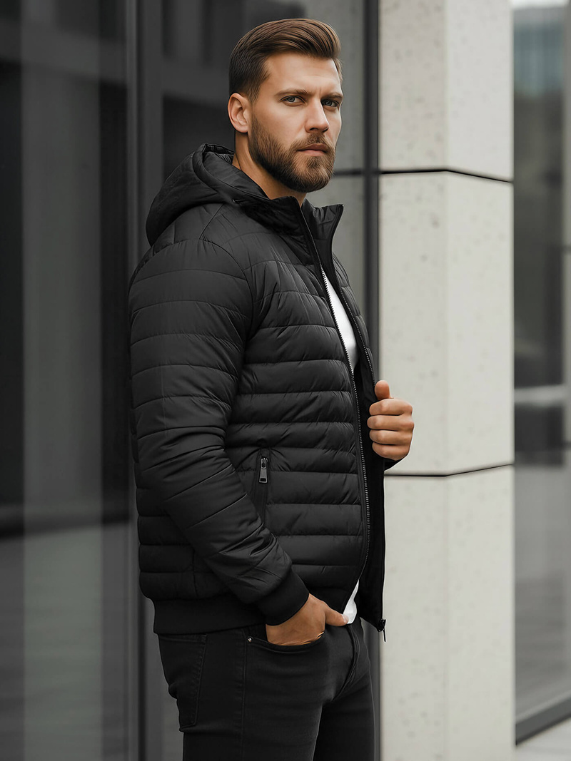 Herren Jacke Schwarz OZONEE JS/MY13Z