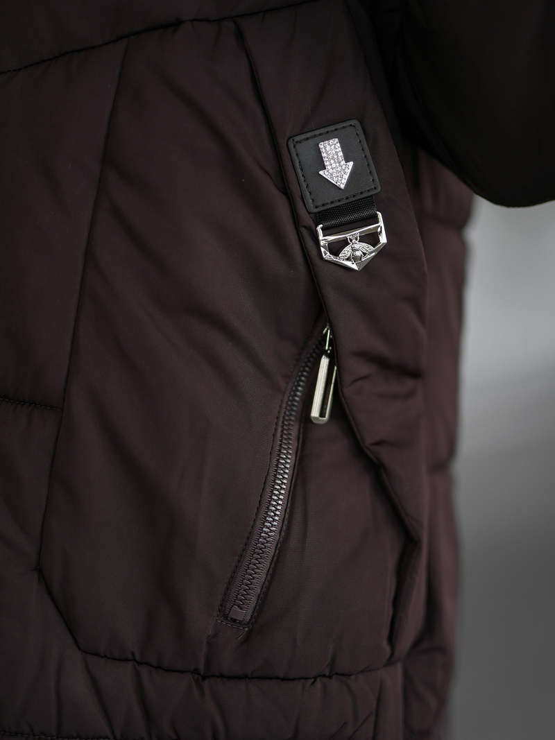 Damen Jacke Schokolade OZONEE JS/16M9302/158