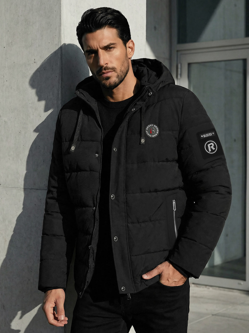 Herren Jacke Schwarz OZONEE JS/31M5077/392
