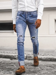 Herren Jeanshose Blau OZONEE NB/MP0126B