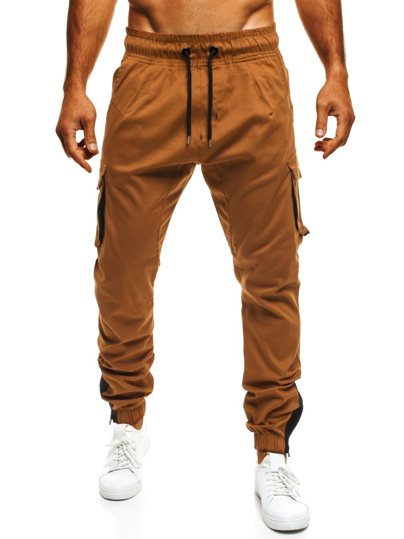 Herren Jogger Hosen DunkelCamel OZONEE A/705