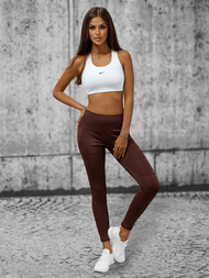 Damen Leggings Braun OZONEE O/YY9259