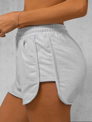 Damen Shorts Grau OZONEE JS/8K951/2