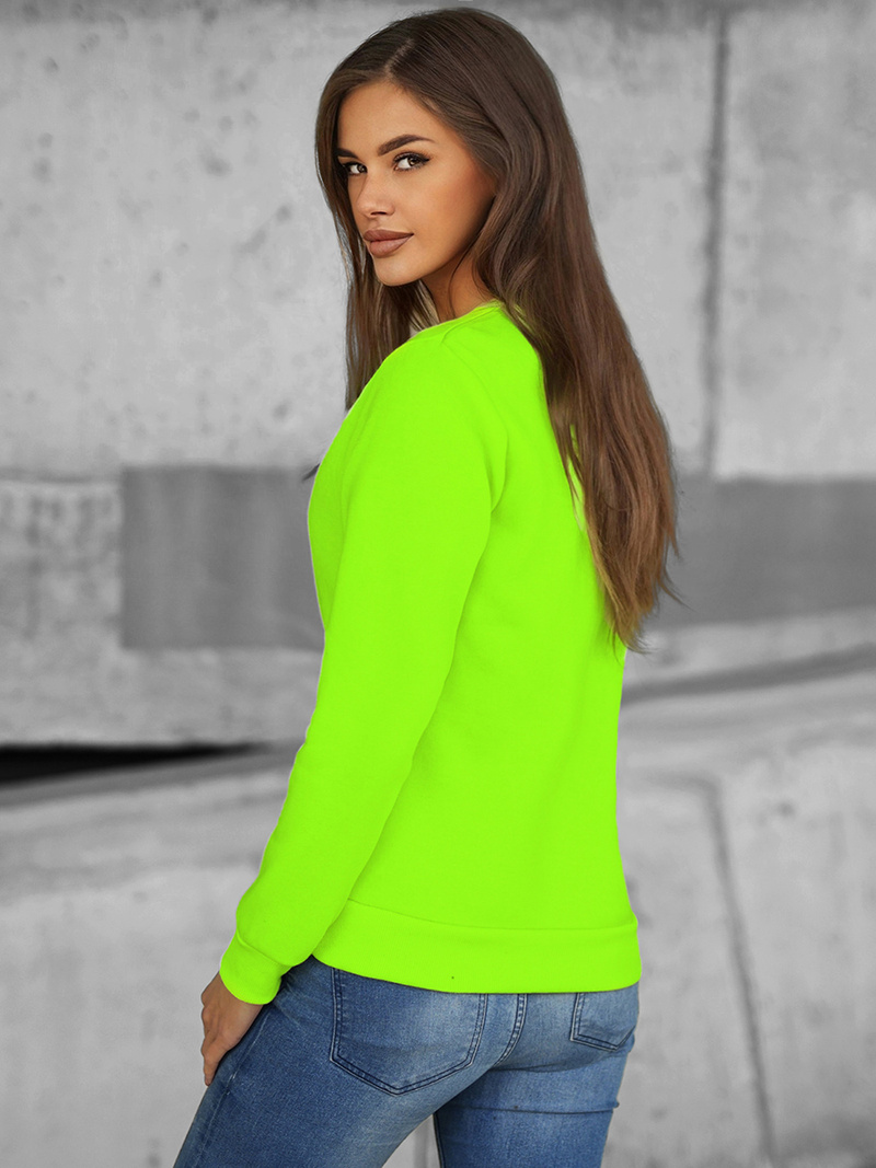 Damen Sweatshirt Grün-Neon OZONEE JS/W01Z