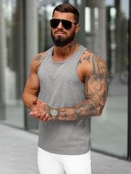 Herren Tank Top Anthrazit OZONEE JS/99002Z