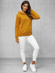Damen Kapuzenpullover Camel OZONEE JS/W03Z