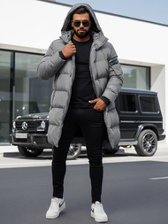 Herren Winterjacke Grau OZONEE O/M799Z