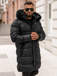 Herren Winterjacke Schwarz OZONEE O/M800Z