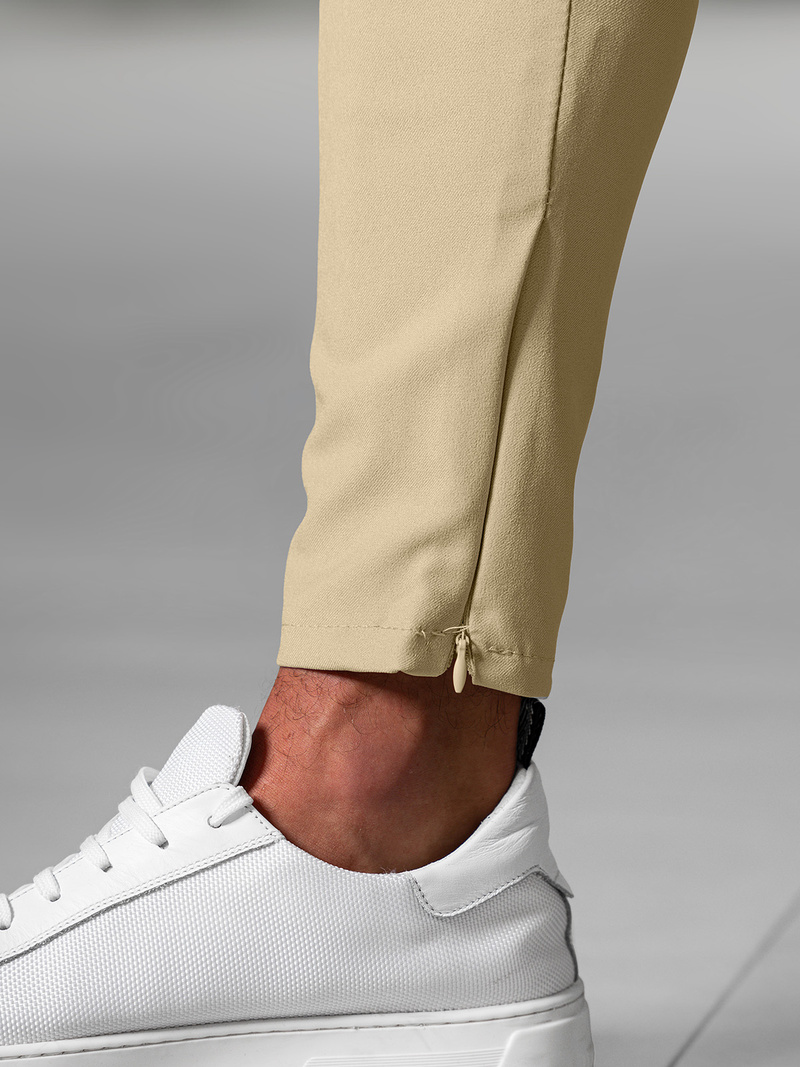 Herren Chino Hose Beige OZONEE DJ/3300Z