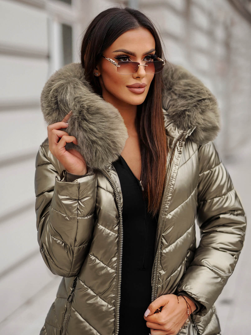 Damen Jacke Goldene OZONEE JS/16M9100/403Z