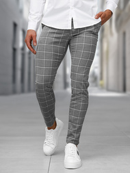 Herren Chino Hose Anthrazit OZONEE DJ/5522Z