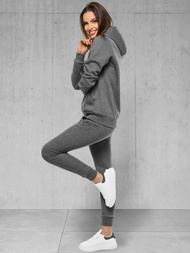 Damen Trainingsanzug Anthrazit OZONEE 18