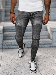 Herren Jeanshose Schwarz OZONEE NB/MP0069N