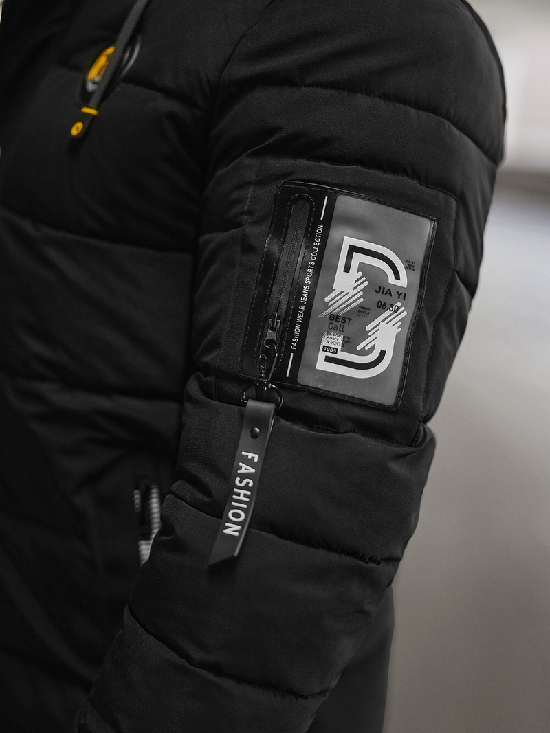 Herren Jacke Schwarz OZONEE JS/57M7503/392