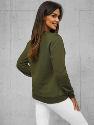 Damen Sweatshirt Khaki OZONEE JS/W01Z