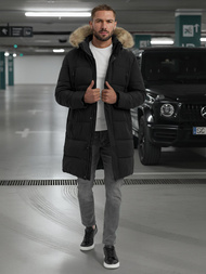 Herren Winterjacke Schwarz OZONEE JS/25M9803/392Z