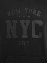 Herren Kapuzenpullover Schwarz OZONEE JS/8B1971/3