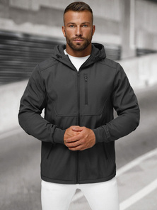 Herren Übergangsjacke Dunkelgrau OZONEE JS/27B6529/5