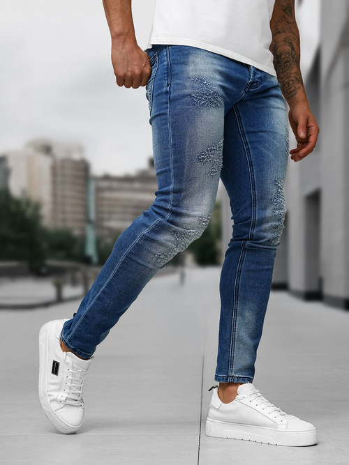 Herren Jeanshose Dunkelblau OZONEE NB/MP0009BS