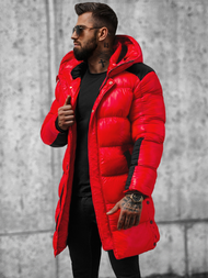 Herren Winterjacke Rot OZONEE O/M800Z