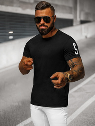 Herren T-shirt Schwarz OZONEE O/8T1260/3
