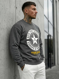 Herren Sweatshirt Dunkelgrau OZONEE JS/8B1768/5