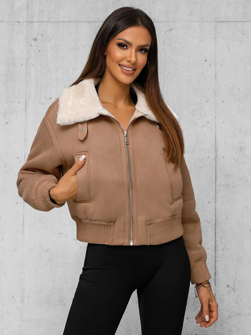 Damen Jacke Beige OZONEE O/81326Z