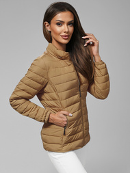 Damen Jacke Dunkelbeige OZONEE JS/16M9103/84