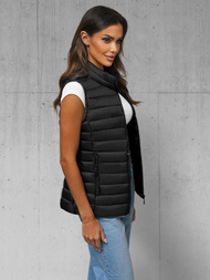 Damen Weste Schwarz OZONEE JS/16M9155/392