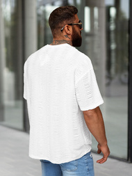 Herren T-shirt Weiß OZONEE O/B1149