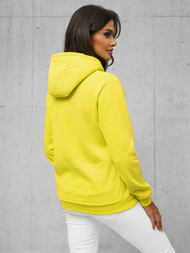 Damen Kapuzenpullover Gelb-Neon OZONEE JS/W02Z