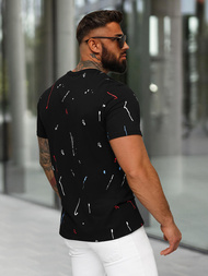 Herren T-shirt Schwarz OZONEE O/MPO3443