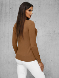 Damen Pullover Camel OZONEE JS/8005/7