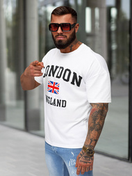 Herren T-shirt Weiß OZONEE JS/8B1373/1