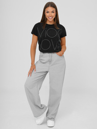 Damen T-shirt Schwarz OZONEE JS/YJ77841