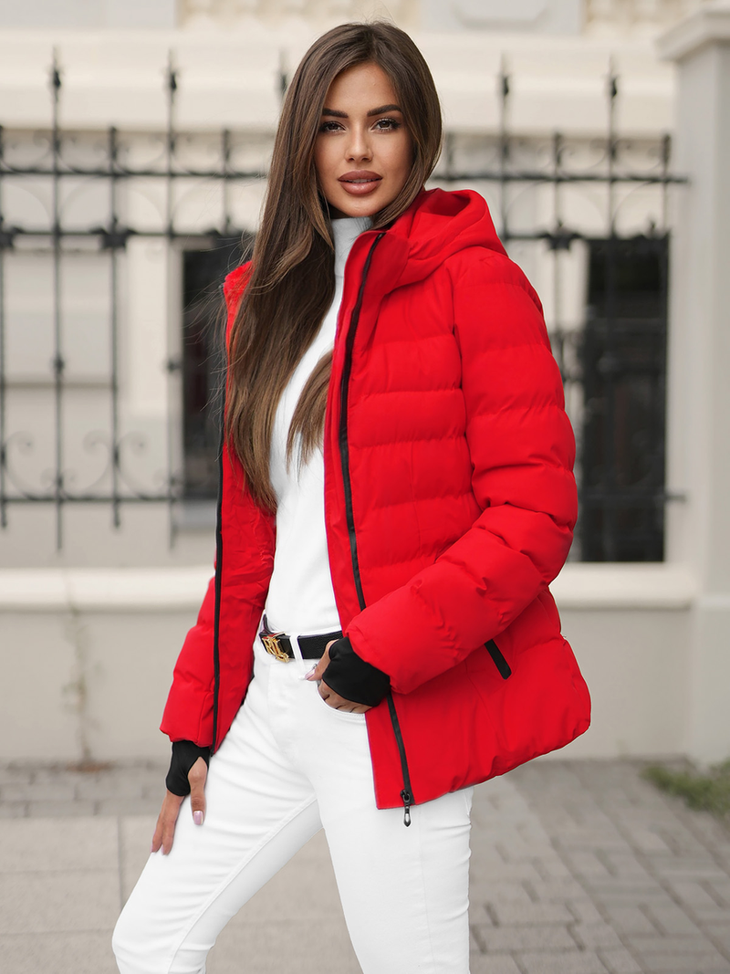 Damen Jacke Rot OZONEE JS/M769/270Z