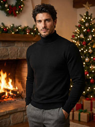 Herren Pullover Schwarz OZONEE V/V24504Z