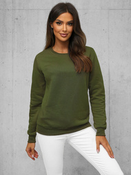 Damen Sweatshirt Khaki OZONEE JS/W01Z