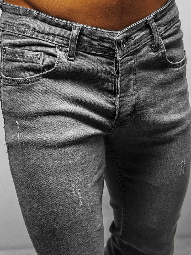 Herren Jeanshose Grau OZONEE E/1234SP