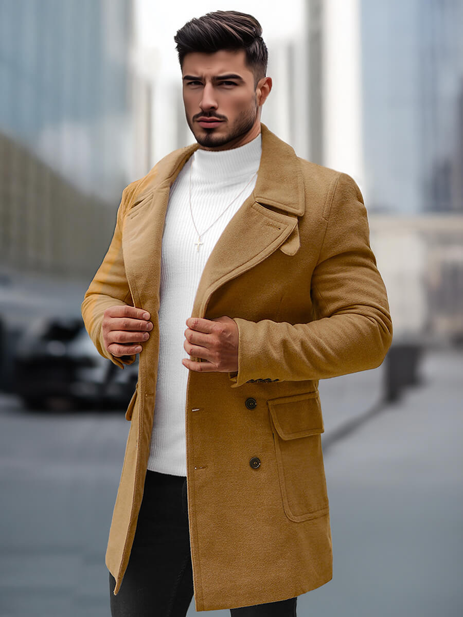Coat Sommermantel Herren Beige Oberbekleidung Beiger Herrenmantel
