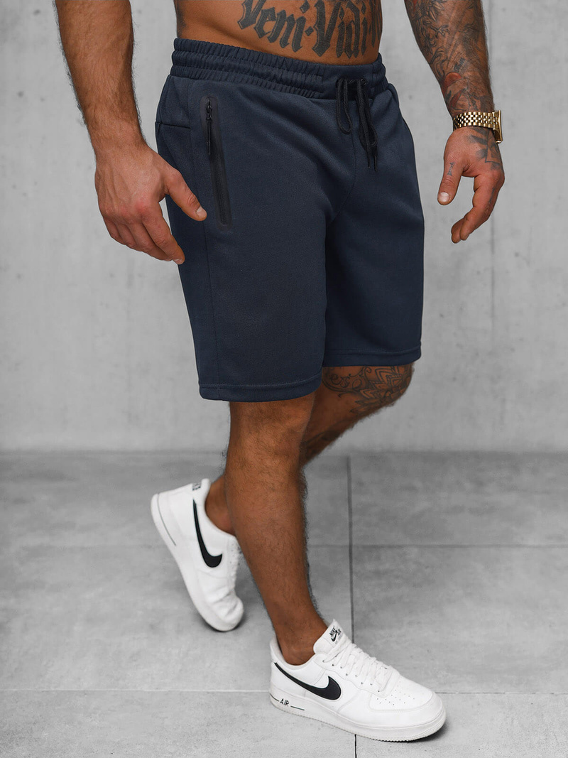 Herren Sportshorts Dunkelblau OZONEE JS/17K533/25