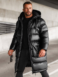 Herren Winterjacke Schwarz OZONEE O/M3205Z