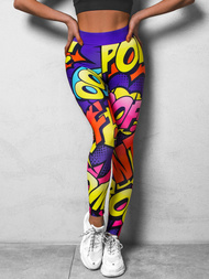 Damen Leggings Farbig OZONEE O/20937Z