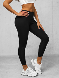 Damen Leggings Schwarz OZONEE JS/1001Z