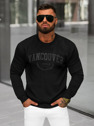 Herren Sweatshirt Schwarz OZONEE JS/8B1363/3