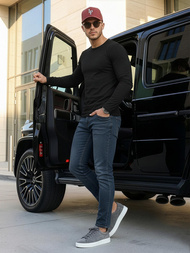 Herren Jeanshose Dunkelblau OZONEE O/JK2895AZ